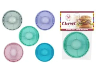 Carol Molde Hamburguesa 10 cm Plastico