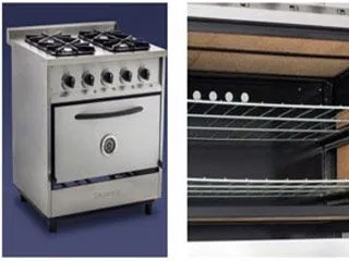 Cocina 800 4h.Esmer. Rej. F.Horno Pasteler