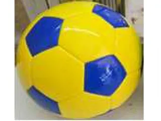 Pelota Futbol Cuero Nº5 Amarillo-Azul