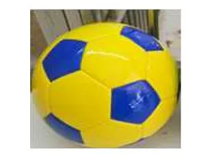 Pelota Futbol Cuero Nº2 Amarillo Azul