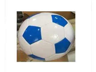 Pelota Futbol Cuero Nº2 Blanco-Celeste