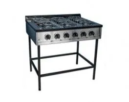 Anafe 900 6 Mecheros Reja Fundicion