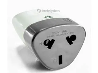 Indelplas Ficha Hembra 3 Espigas Planas