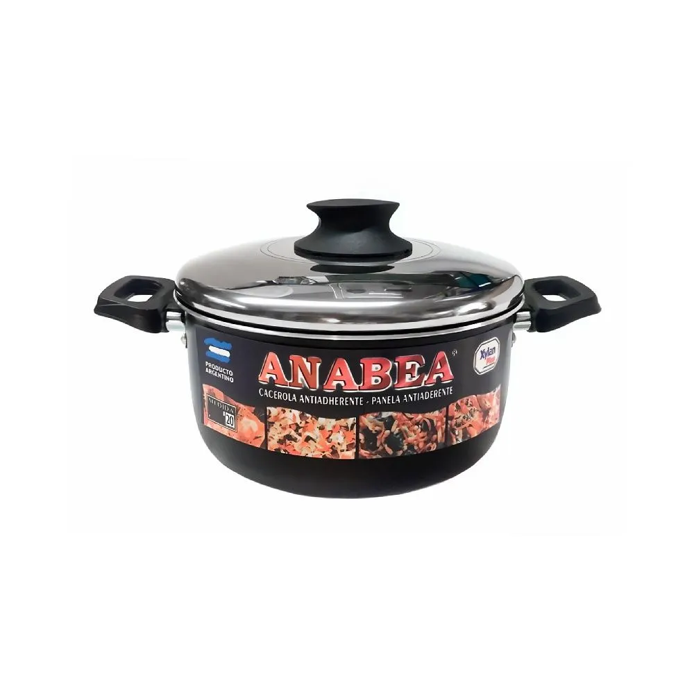 Anabea Teflon Cacerola 18cm 2,00Lts. T/A