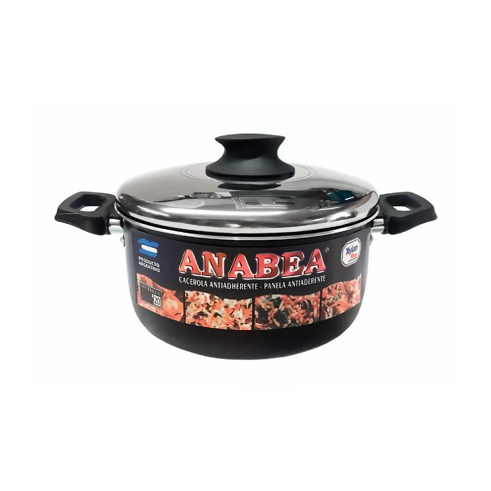 Anabea Teflon Cacerola 20cm 3,50Lts. T/A