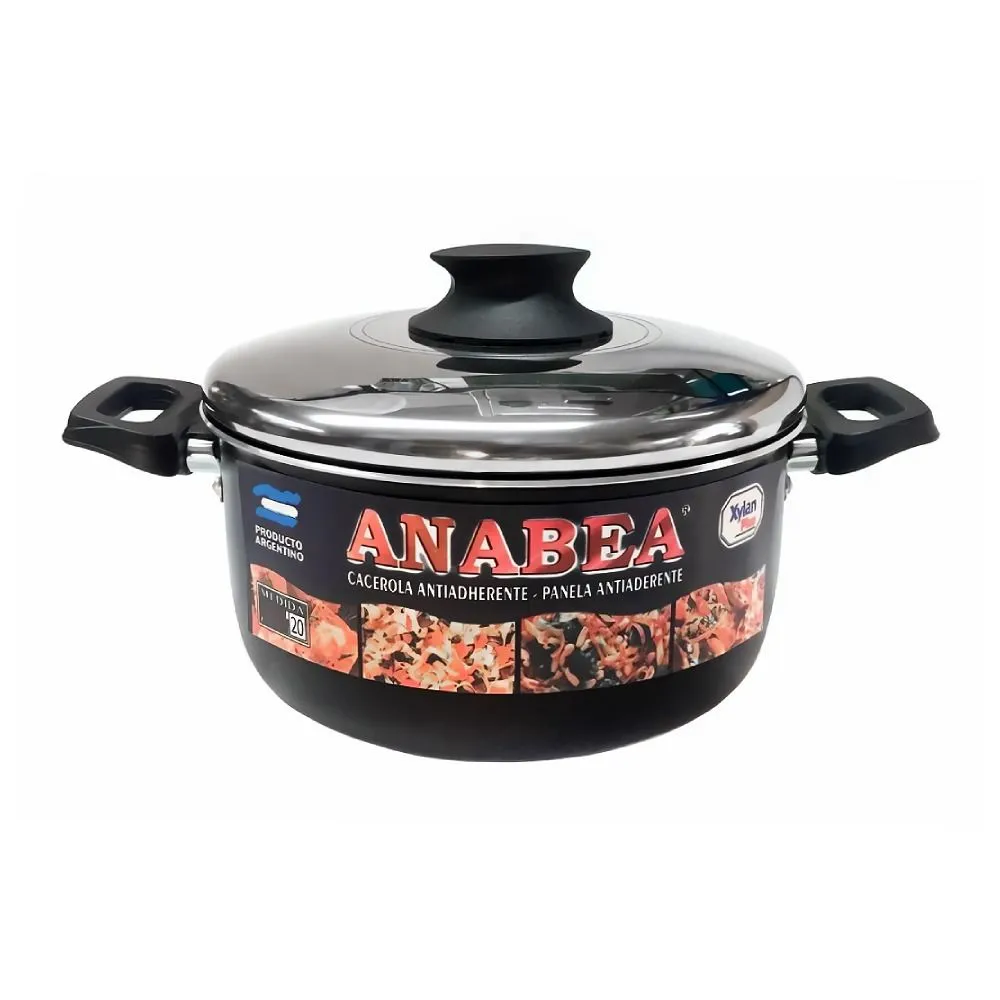Anabea Teflon Cacerola 24cm 5,00Lts. T/A