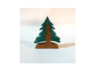 Calado en Madera Pino 9x7cm