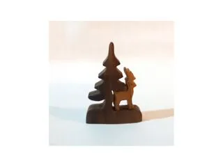 Calado en Madera Ciervito 8x6cm
