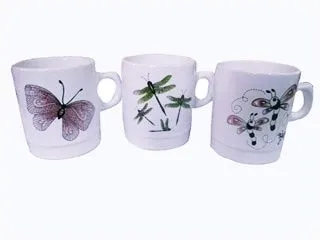 Marques Jarro Mug 300cc. Deco. Mariposas