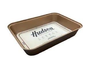 Hudson Asadera Rect. Anti. 34x24x6 Cobre