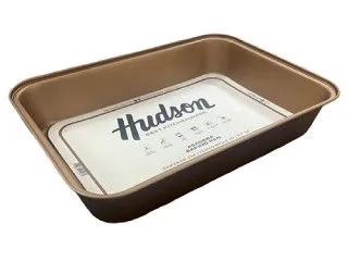 Hudson Asadera Rect. Anti. 37x22x5 Cobre