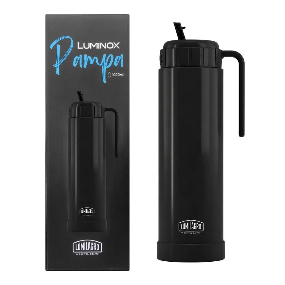 Lumilagro Termo Acero Pampa 1L. Negro