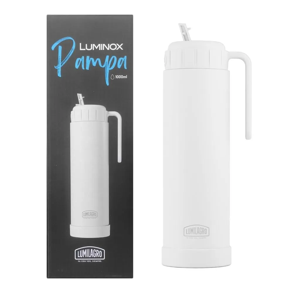 Lumilagro Termo Acero Pampa 1L. Blanco