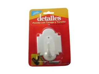 Detalles Percha Tarugo y Tornillo