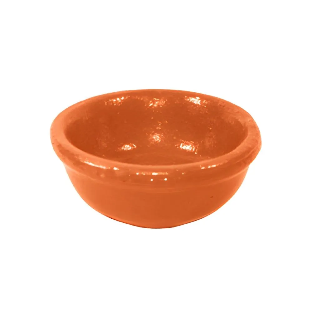Barro Cazuela 10cm Nº8 Esmaltada