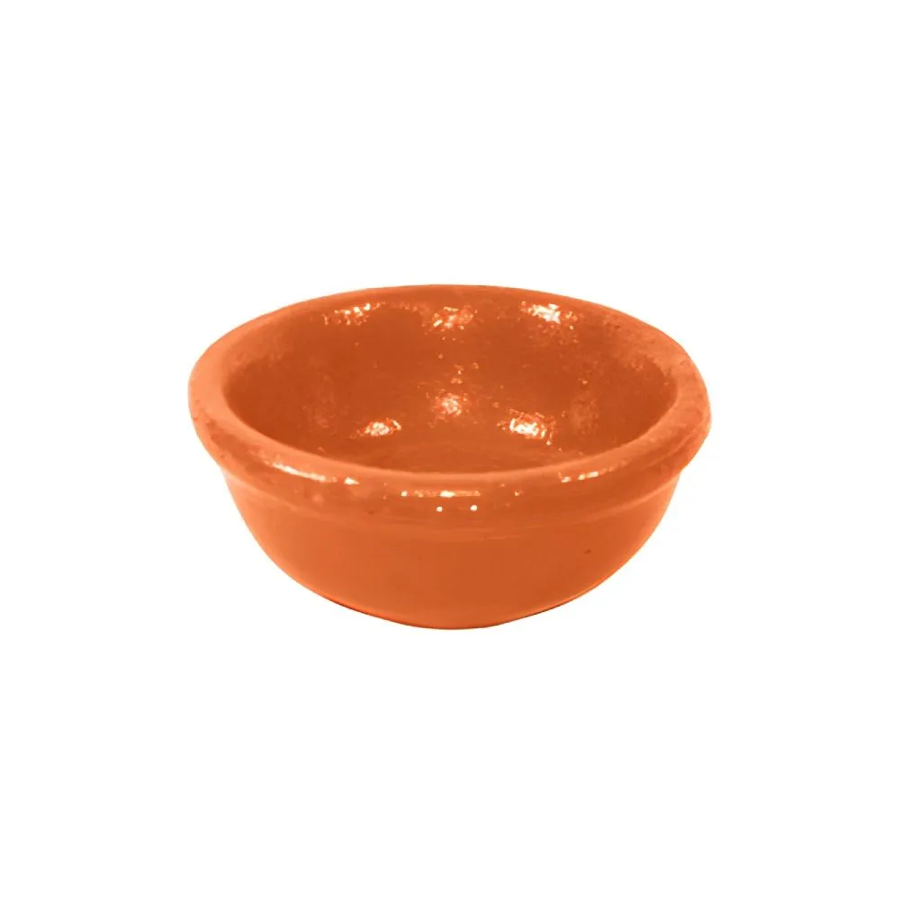 Barro Cazuela 7cm Nº10 Esmaltada