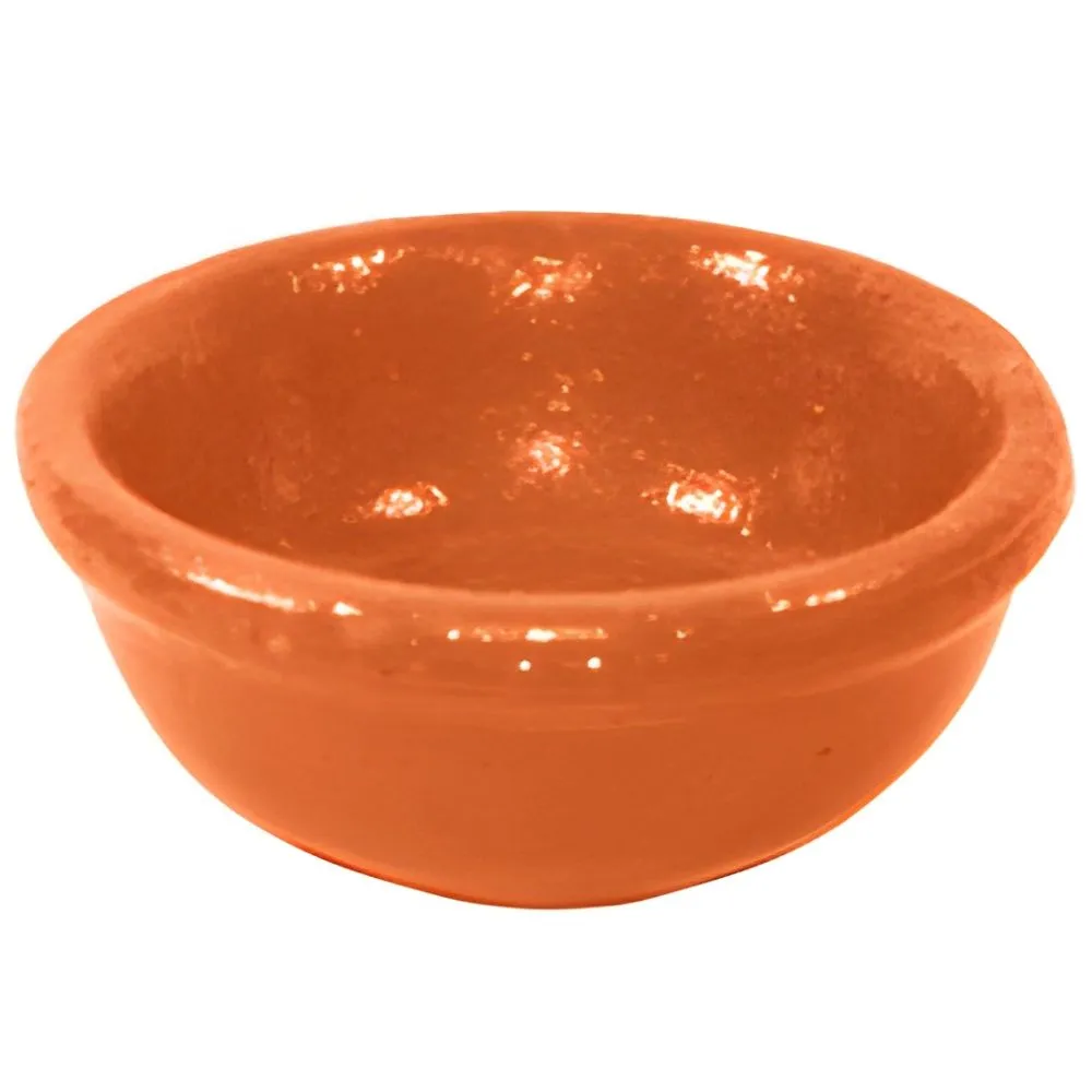 Barro Cazuela 16x6cm Alto Nº5 Esmaltada