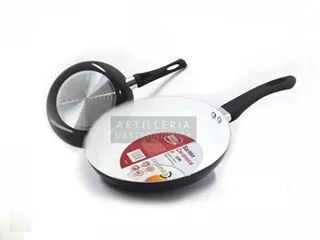 Cool Sarten Ceramica 24cm Rojo/Gris/Negr