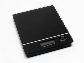 Balanza Cocina Electronica 3kg. Negra