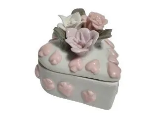 Pastillero Porcelana c/Flores 6cm