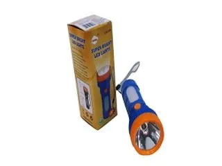 Linterna 1+4 LEDs 14cm 3func. 3p.AA