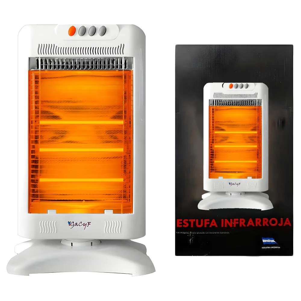 Gacyf Estufa Halog. 1200wat 3temp. Singiro