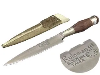 Puñal Ruleman Inox. 440 x14cm c/Alpaca