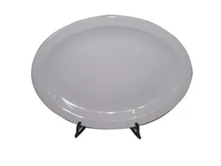 Tsuji 450 Blanco Plato Ovalado 25cm