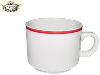 Tsuji 455 F/Rojo Taza Desayuno 250ml
