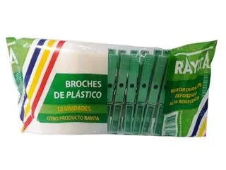 Rayita Broches p/Ropa de Plasticos