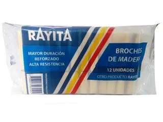Rayita Broches p/Ropa de Madera