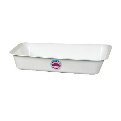 Deses Plast Batea Rect. Blanca 30x27x7cm