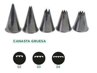 Dona Clara Picos p/Dec. Canasta Gruesa