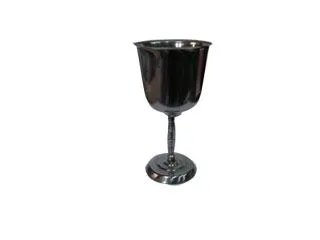 Acero Copa Vino Pie Alto