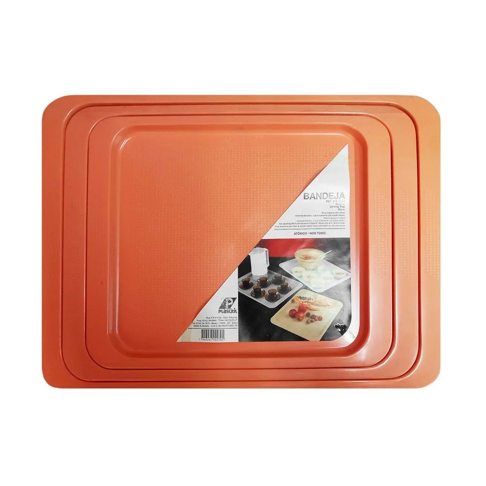 Plasutil Jgo 3 Bandejas 54x39cm