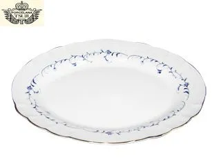 Tsuji 1225 Navy Blue Fuente Oval 33x25cm