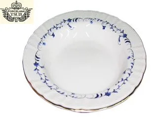Tsuji 1225 Navy Blue Plato Hondo 23cm