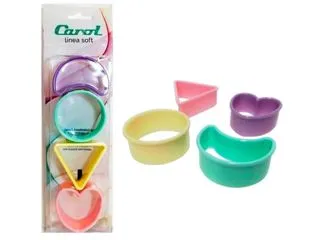Carol Molde para Galletitas Setx4 Pastel