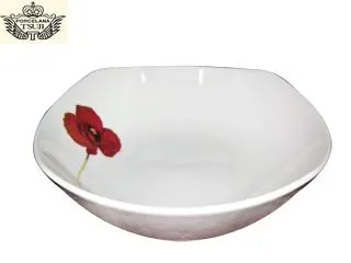 Tsuji 2418 Amapola Plato Hondo 35cm