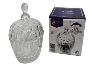 Bombonera Vidrio 17cm Caja Regalo