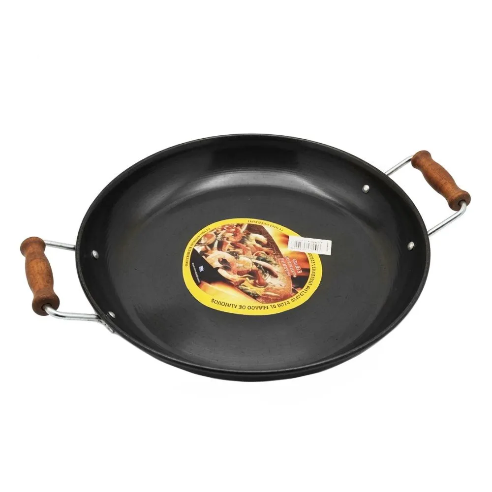 Myo Paellera 52cm Metal Mgo. Madera
