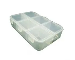 Ipb Caja Plastica F6 (6div) 105x65x25mm