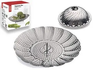 Crystal Rock Vaporiera Flor Acero Inox.