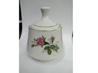 Azucarera Porcelana Decorado Rosas