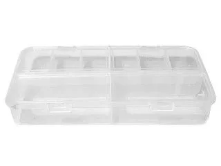 Ipb Caja Plastica M62 (6+2div) 180x95x35mm