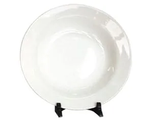 Oxford Blanco Plato Hondo 22cm Loza