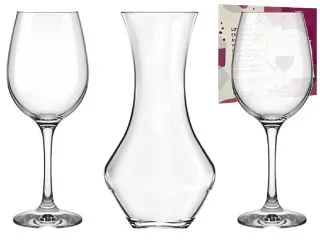 Nadir Decanter + 2 Copas Barone 3pzas