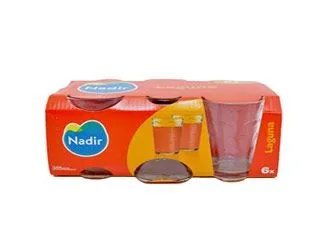 Nadir Laguna Vaso 280ml. Pack x6
