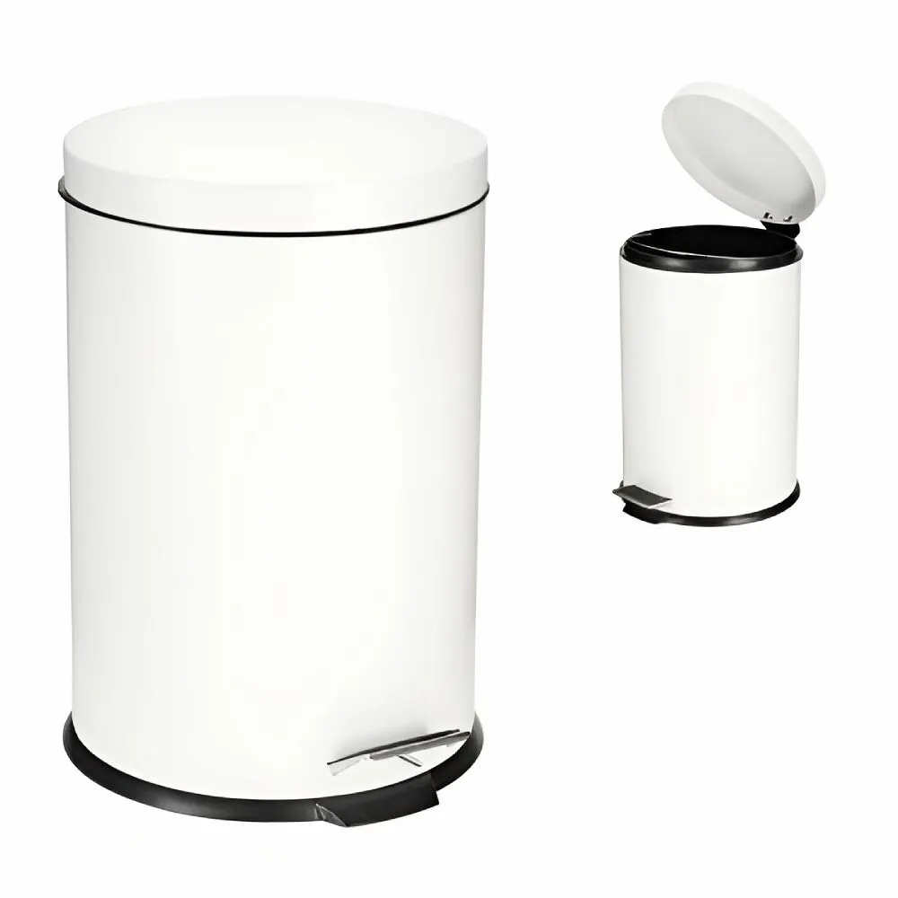 Cool Cesto+Cepillo Acero 5L+20L Blanco