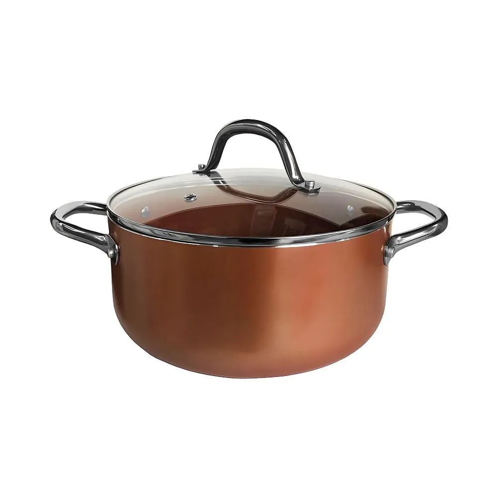 Cool Cobre Cacerola Teflon 24cm